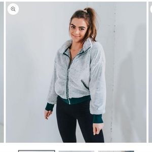 Senita fleece bomber jacket